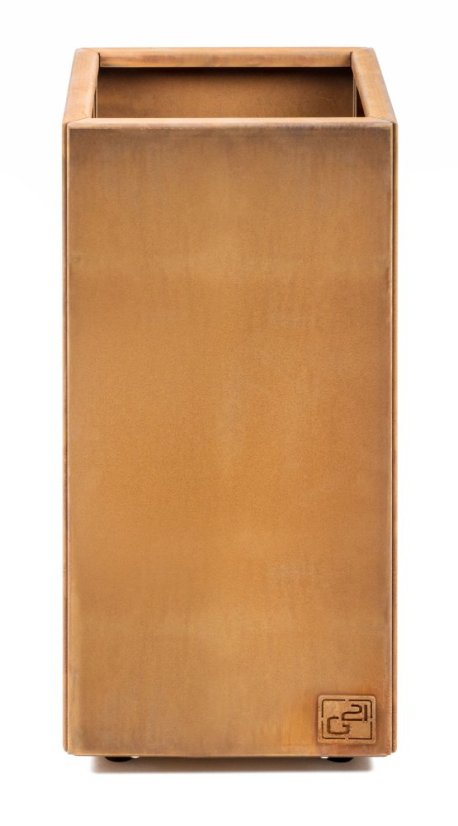 Květináč G21 Corten Square, 30 x 60 x 30 cm