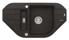 Alveus NIAGARA 60 G- 91 černá (900x500mm)+ pop- up sifon