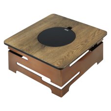 TOMGAST Stojan čtvercový pro indukci, 360x360x174 mm, bronzový