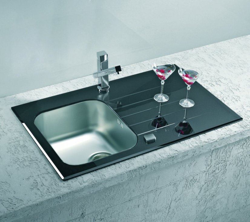 Alveus GLASSIX 10 ČERNÝ, 860x500x190 F
