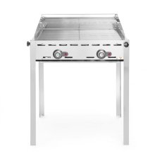 Plynový gril se 2 hořáky, HENDI, Profi Line, Včetně 2 mřížek GN 1/1 z nerezové oceli, 11,6kW, 740x612x(H)825mm