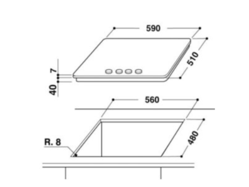 Plynová varná deska Whirlpool GMAL6422/IXL