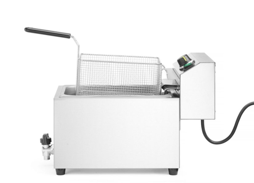 Fritéza XL s vypouštěcím kohoutem HENDI GOLIATH, HENDI, 10L, 400V/10200W, 300x585x(H)392mm