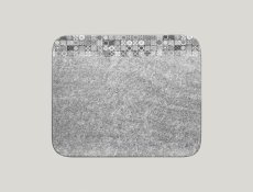 RAK Porcelain RAK Splendour talíř obdélníkový 33 × 27 cm – šedá | RAK-SRAURX33
