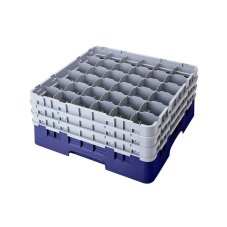Cambro Koš Camrack 36 pozic, výška sklenice 30 cm - Modrá
