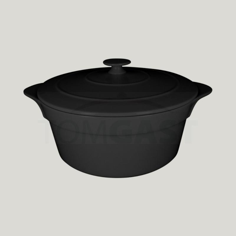 RAK Porcelain RAK Chef's Fusion hrnec s poklicí pr. 28 cm, černý | RAK-CFRD28BK RAK Porcelain RAK Chef's Fusion hrnec s poklicí pr. 28 cm, černý | RAK-CFRD28BK