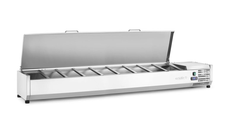 Chladicí zásobník GN 1/3, Arktic, 9x GN1/3, GN 1/3, 54L, 230V/180W, 420x2005x(H)630mm