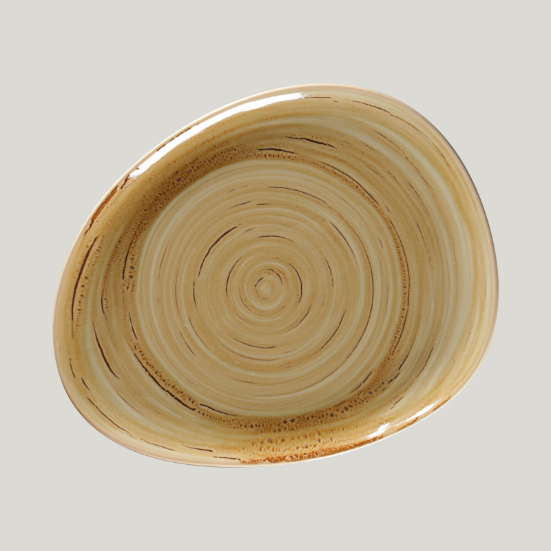 RAK Porcelain RAK Spot talíř mělký 28 × 22,5 cm – hnědý granát | RAK-SGRFLFP28 RAK Porcelain RAK Spot talíř mělký 28 × 22,5 cm – hnědý granát | RAK-SGRFLFP28