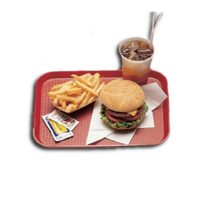 Cambro Fast food podnos 26,5 × 34,5 cm, červený Cambro Fast food podnos 26,5 × 34,5 cm, červený