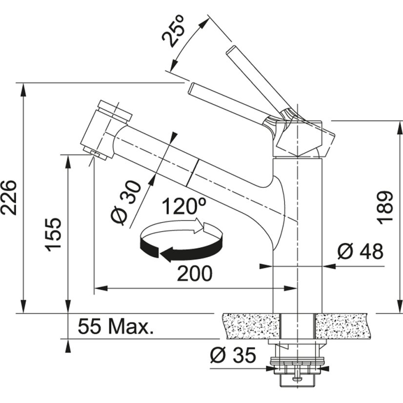 Franke FC 6386.501 TAROS NEO Celonerez