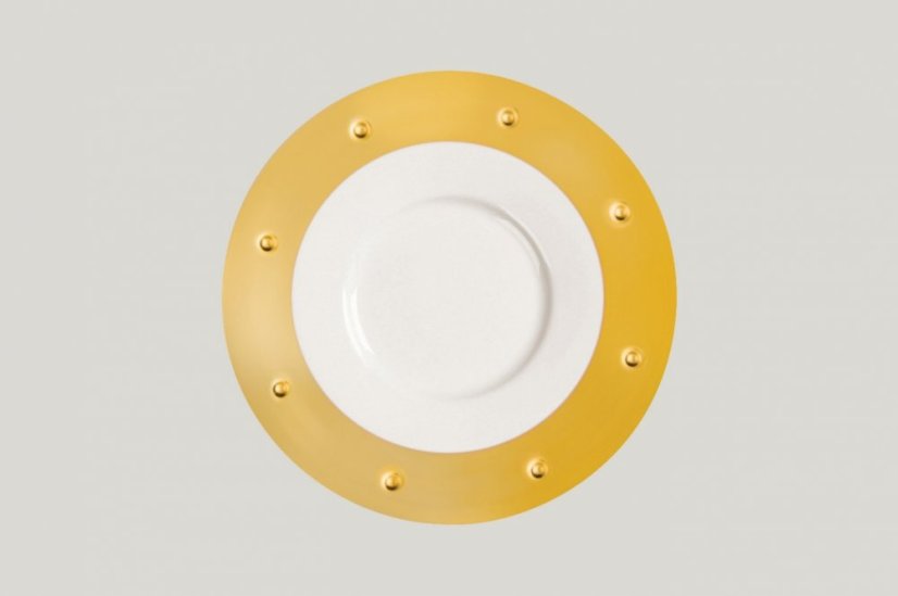 RAK Porcelain RAK Golden talíř kulatý – Queen Golden 31 cm | RAK-KQRP31 RAK Porcelain RAK Golden talíř kulatý – Queen Golden 31 cm | RAK-KQRP31