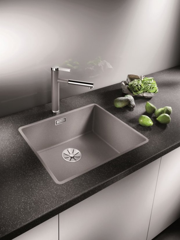 Blanco SUBLINE 500 F InFino Silgranit černá bez táhla