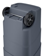 Popelnice Prosperplast Wheeler 95 l antracit, černé víko