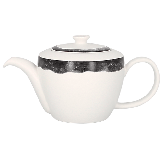 RAK Porcelain RAK Woodart konvice na čaj s víčkem 40 cl – šedá | RAK-WDCLTP40BG