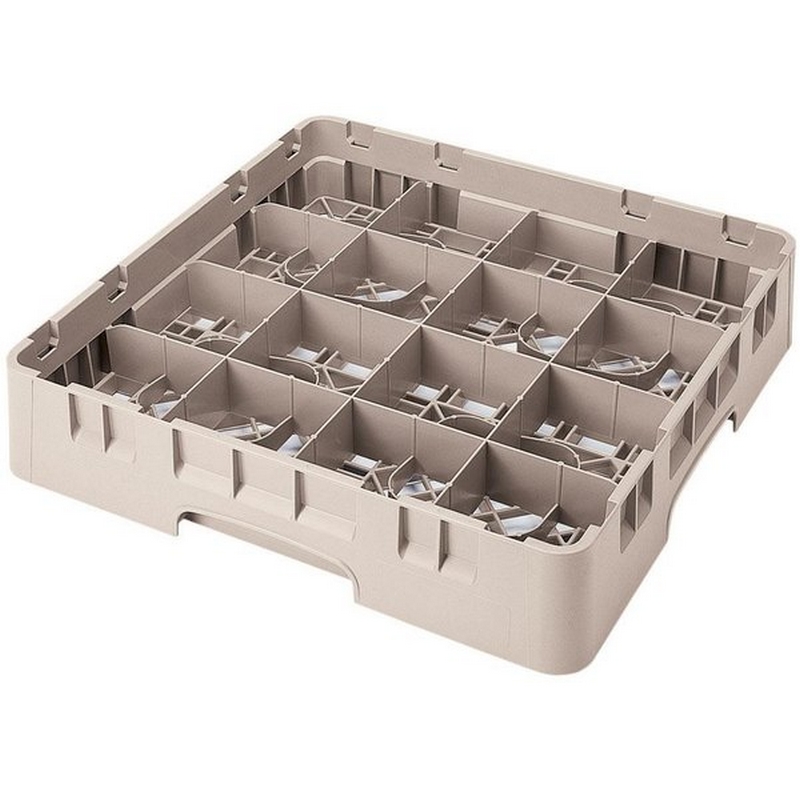 Cambro Koš Camrack 16 pozic, výška sklenice 17,4 cm - Béžová Cambro Koš Camrack 16 pozic, výška sklenice 17,4 cm - Béžová