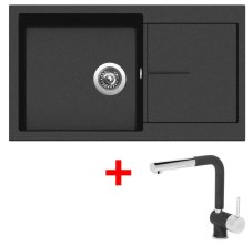Sinks INFINITY 860 Metalblack + Mix 3 P GR