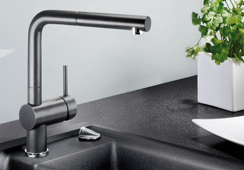 Blanco LINUS-S Silgranit-look antracit