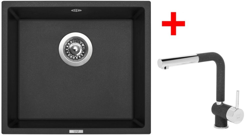 Sinks FRAME 457 Granblack + Mix 3 P GR Sinks FRAME 457 Granblack + Mix 3 P GR