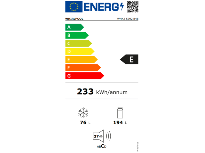Vestavná chladnička Whirlpool WHK25292B4E