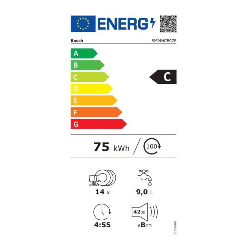 Vestavná myčka nádobí Bosch SMI4HCB07E