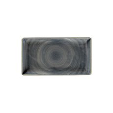 RAK Porcelain RAK Spot talíř obdélný 33,5 x 18 cm, šedomodrý | RAK-SJDEDRG33