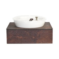TOMGAST Chladicí box na jogurt GN 1/2, dekor rez