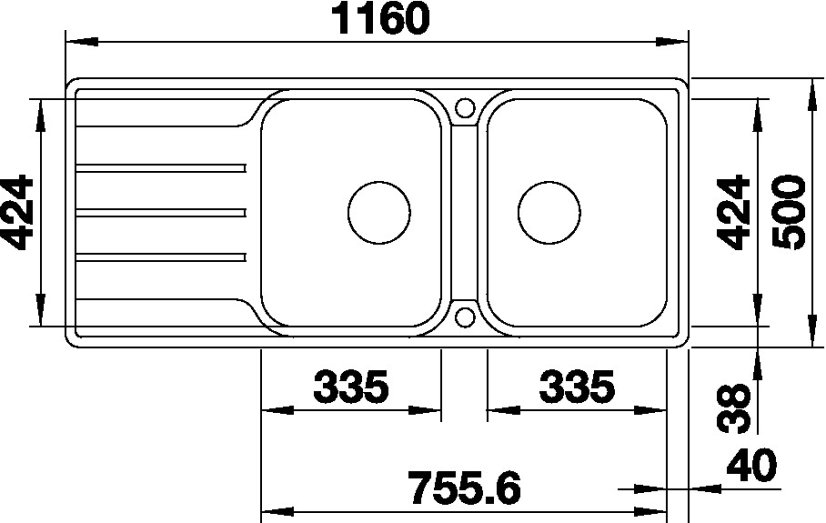 Blanco LEMIS 8 S-IF nerez kartáčovaný s excentrem