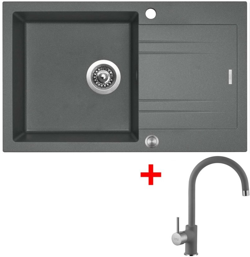Sinks LINEA 780 XC Titanium + Vitalia GR Sinks LINEA 780 XC Titanium + Vitalia GR