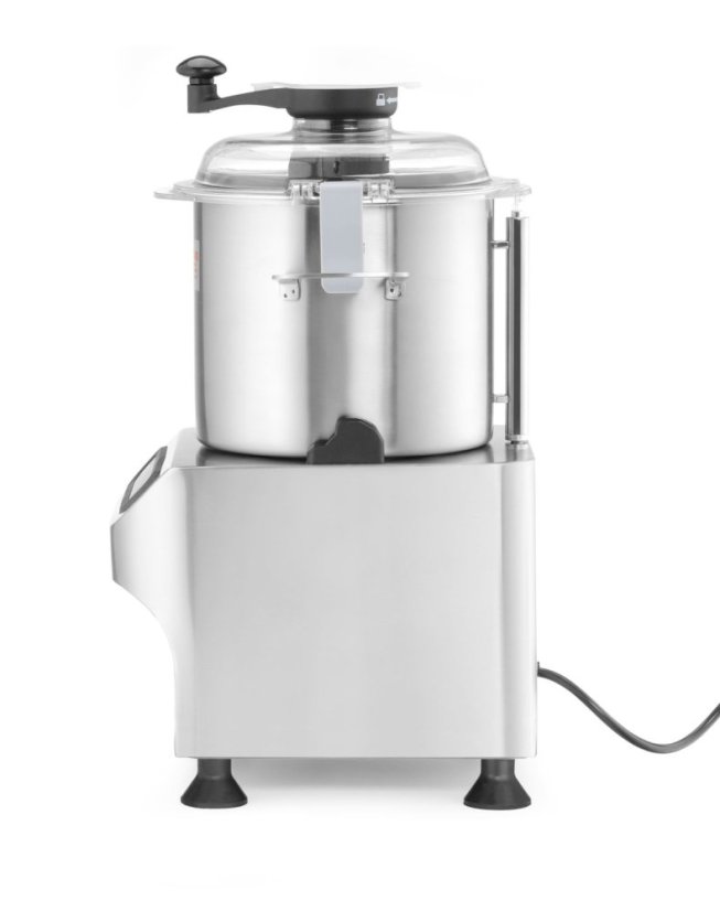 Elektrický kráječ do mísy, HENDI, Profi Line, 8 kg, Stříbrná, 230V/800W, 377x350x(H)586mm