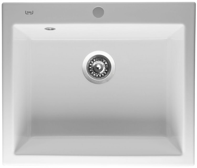 Sinks CERAM 600 Bílá
