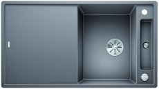 Blanco AXIA III 5 S-F InFino silgranit aluminium dřez vpravo s excentrem přísluš. sklo
