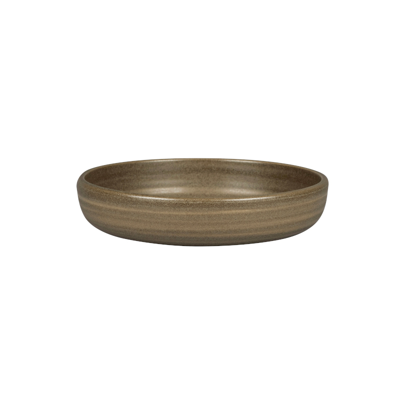 RAK Porcelain Ease selva talíř hluboký pr. 19,8 cm, tmavě hnědý RAK Porcelain Ease selva talíř hluboký pr. 19,8 cm, tmavě hnědý