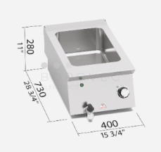 Elektrická vodní lázeň Bertos SE7BM4B