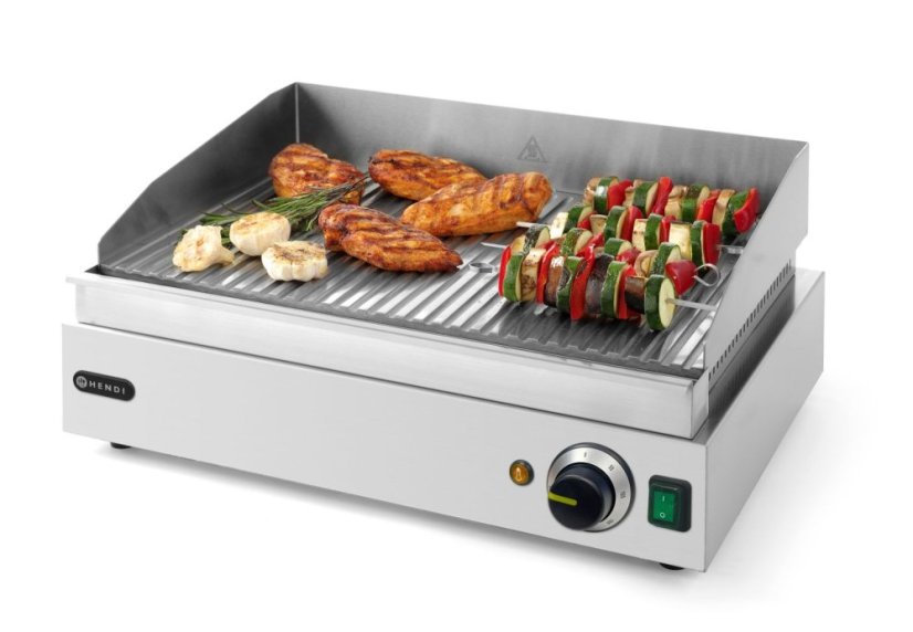 Mřížka žebrovaná, HENDI, Profi Line, 230V/2400W, 527x404x(H)233mm