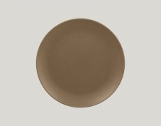 RAK Porcelain RAK Genesis talíř mělký pr. 24 cm, hnědá | RAK-GNNNPR24CR