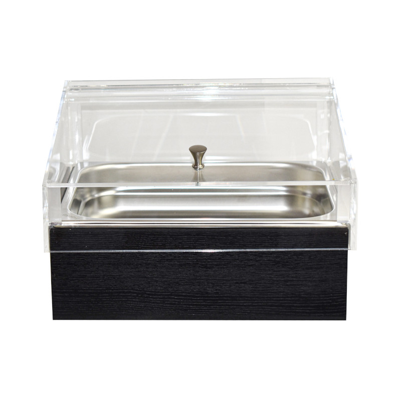 TOMGAST Chladicí box pro gastronádoby s krytem GN 1/2, černý TOMGAST Chladicí box pro gastronádoby s krytem GN 1/2, černý