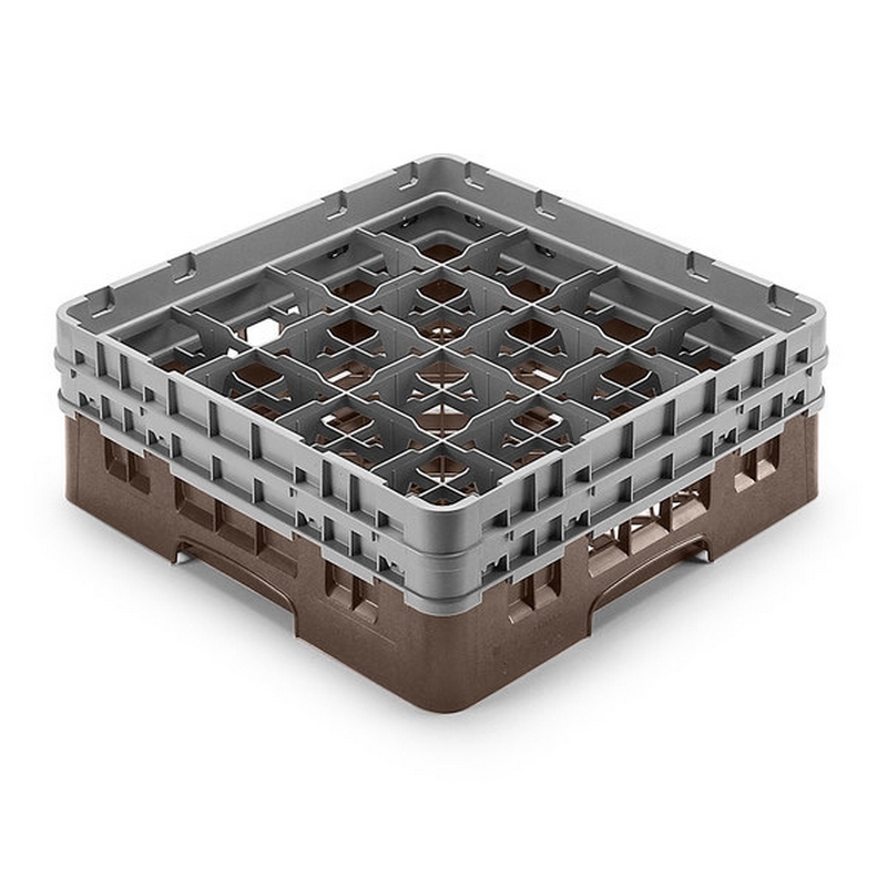 Cambro Koš Camrack 16 pozic, výška sklenice 25,8 cm - Hnědá Cambro Koš Camrack 16 pozic, výška sklenice 25,8 cm - Hnědá
