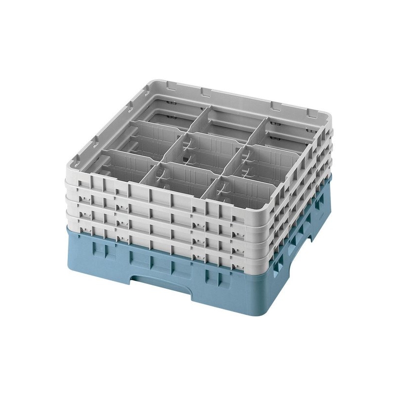 Cambro Koš Camrack 9 pozic, výška sklenice 13,2 cm - Tyrkysová Cambro Koš Camrack 9 pozic, výška sklenice 13,2 cm - Tyrkysová