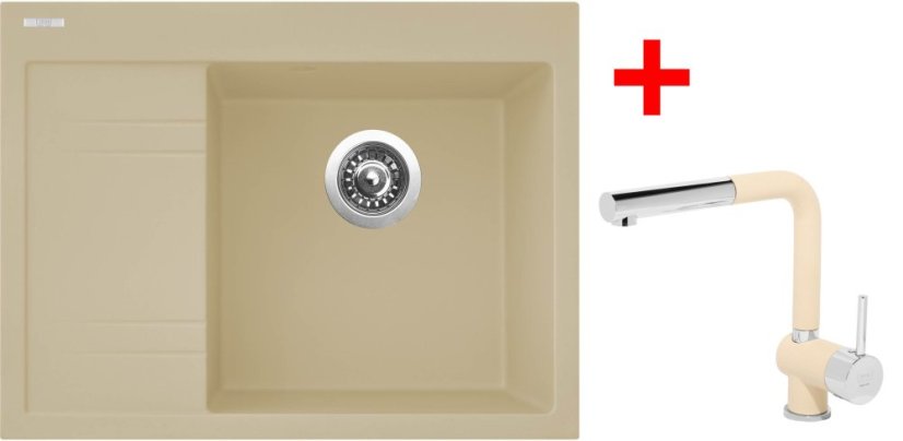 Sinks RIM 650 P Sahara + Mix 3 P GR Sinks RIM 650 P Sahara + Mix 3 P GR