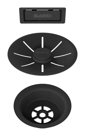 Odtoková sada s přepadem C-overflow, černá matná Black Edition Odtoková sada s přepadem C-overflow, černá matná Black Edition