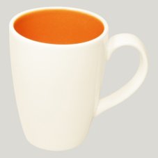 RAK Porcelain RAK Samba hrnek flora 36 cl, oranžová | RAK-BAFMG36PD3
