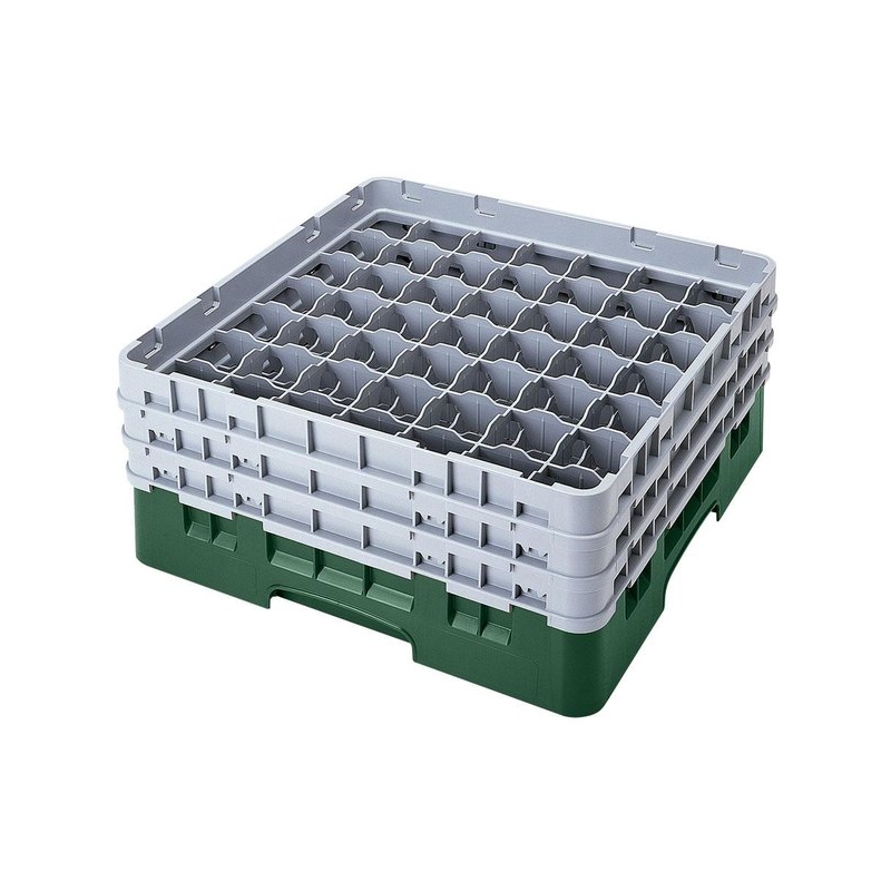 Cambro Koš Camrack 49 pozic, výška sklenice 25,8 cm - Zelená