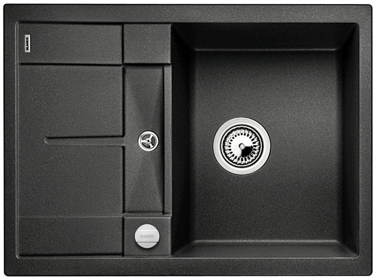 Blanco METRA 45 S Compact Silgranit antracit oboustranné provedení s excentrem