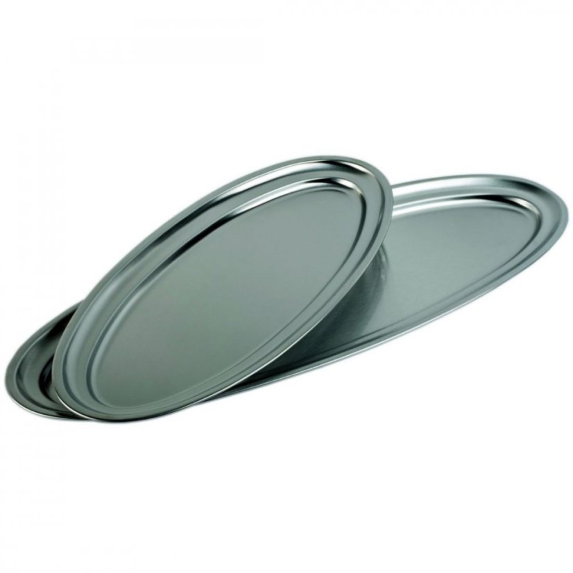 Inoxibar Tác oválný nerezový 80 × 30 cm Inoxibar Tác oválný nerezový 80 × 30 cm