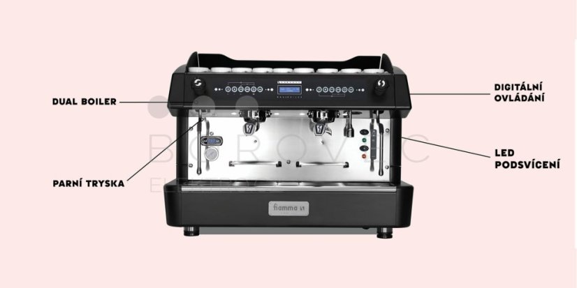 Fiamma dvoupákový kávovar COMPASS II DualBoiler (bílý)