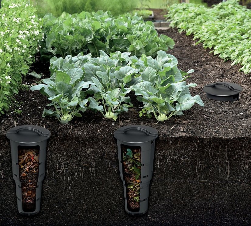 Kompostér Prosperplast COMBIOSOIL černý 25cm