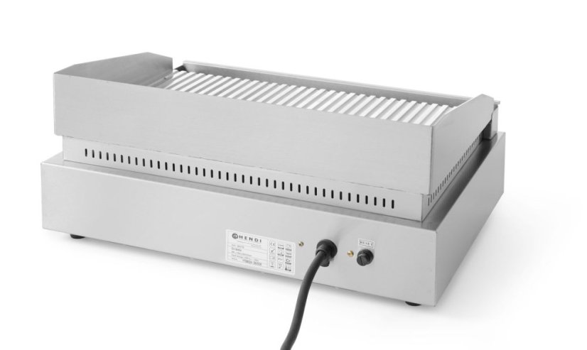 Mřížka žebrovaná, HENDI, Profi Line, 230V/2400W, 527x404x(H)233mm