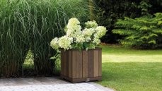 Květináč Keter Deco Square walnut