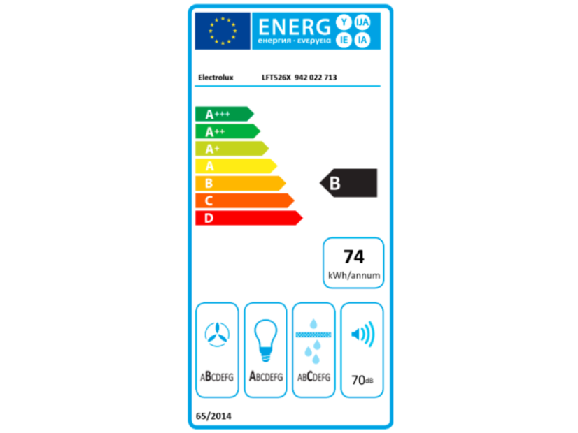 Komínová digestoř Electrolux LFT526X