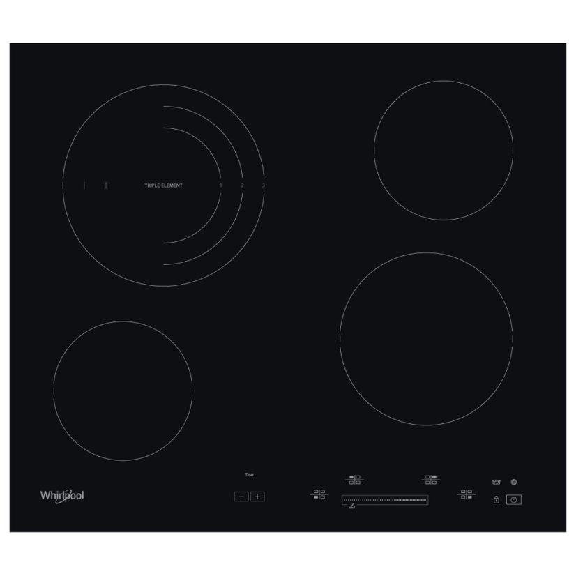 Sklokeramická varná deska Whirlpool AKT8900BA